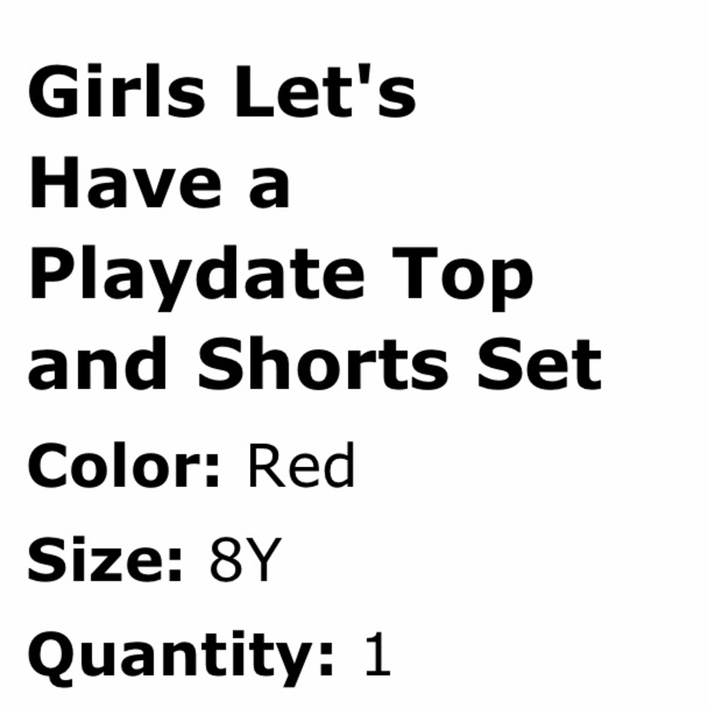 Girls set - Picture 2 of 2